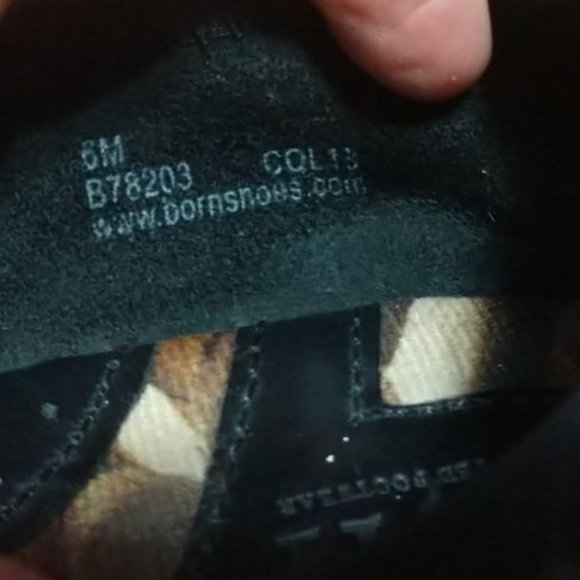 Born Julianne Black Leather Flat Size 6 - Picture 14 of 14